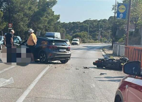 Na Meterizama sudar motocikla i automobila, na teren izašlo sedam vatrogasaca