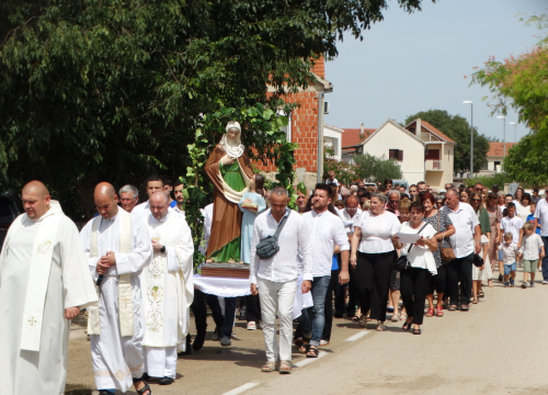 U Čistoj Velikoj proslavljena svetkovina zaštitnice župe svete Ane