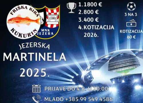 Fotografija 1 - FOTO Nakon pobjede West Ham Pirovca na velikim brankama u Jezerima, stiže 'Martinela', turnir na male