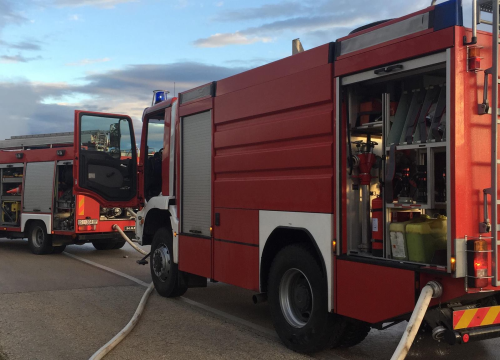 U petak navečer gorjelo kod Žaborića