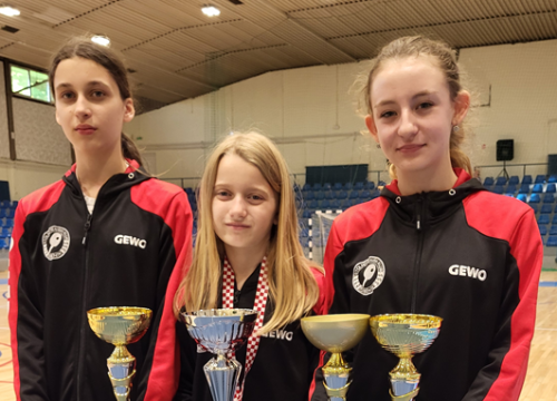 Tri šibenske stolnotenisačice pozvane u reprezentaciju Hrvatske