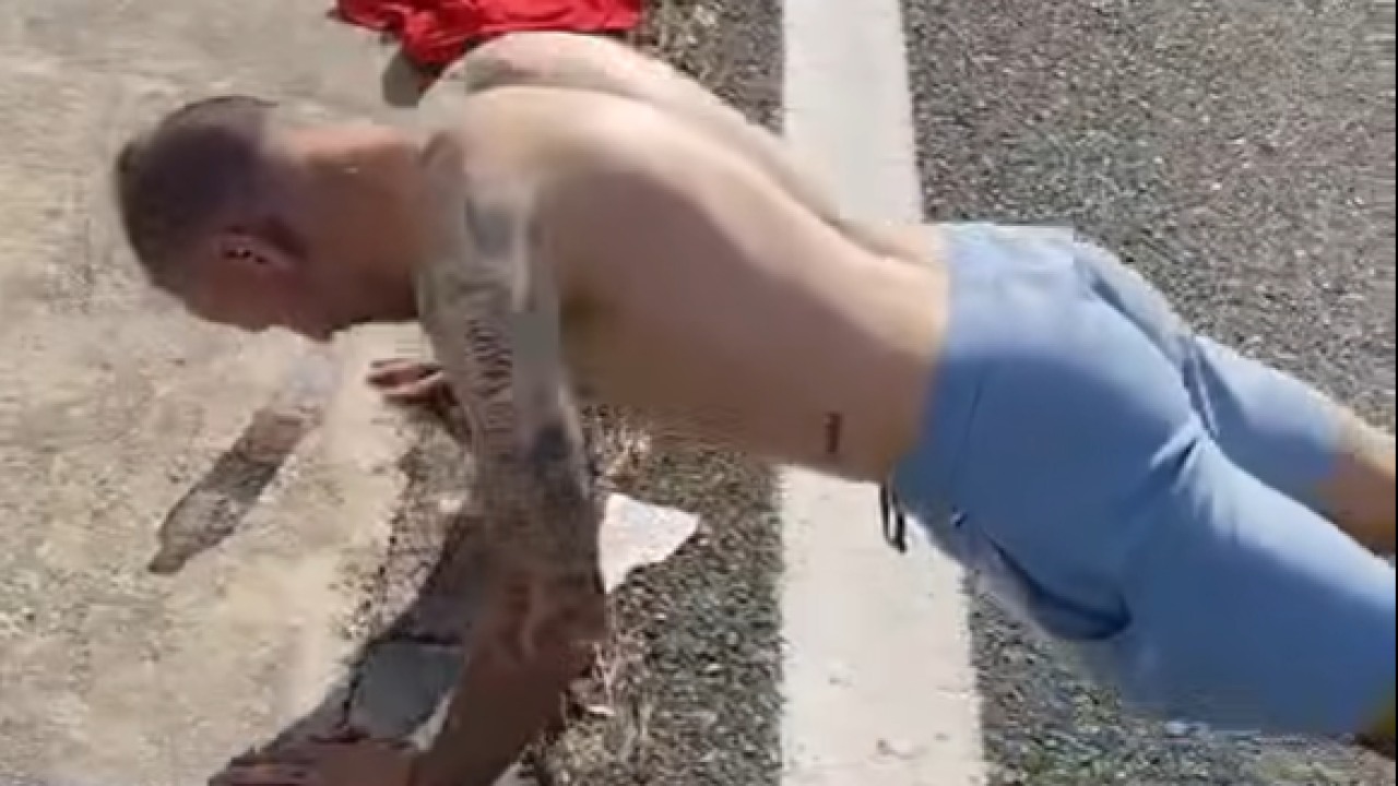 VIDEO Neuništivi Gabrić zbog kvara automobila odradio 'uvodni trening' na vrućem asfaltu