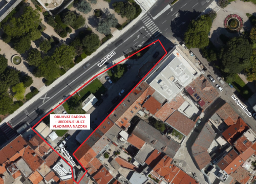 Kreću radovi u Ulici Vladimira Nazora: Mole se građani da uklone svoja vozila