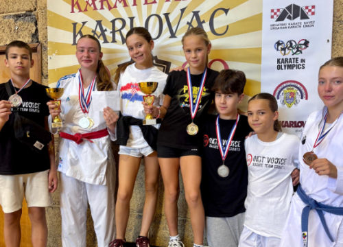 Okitaši uzeli šest medalja u Karlovcu