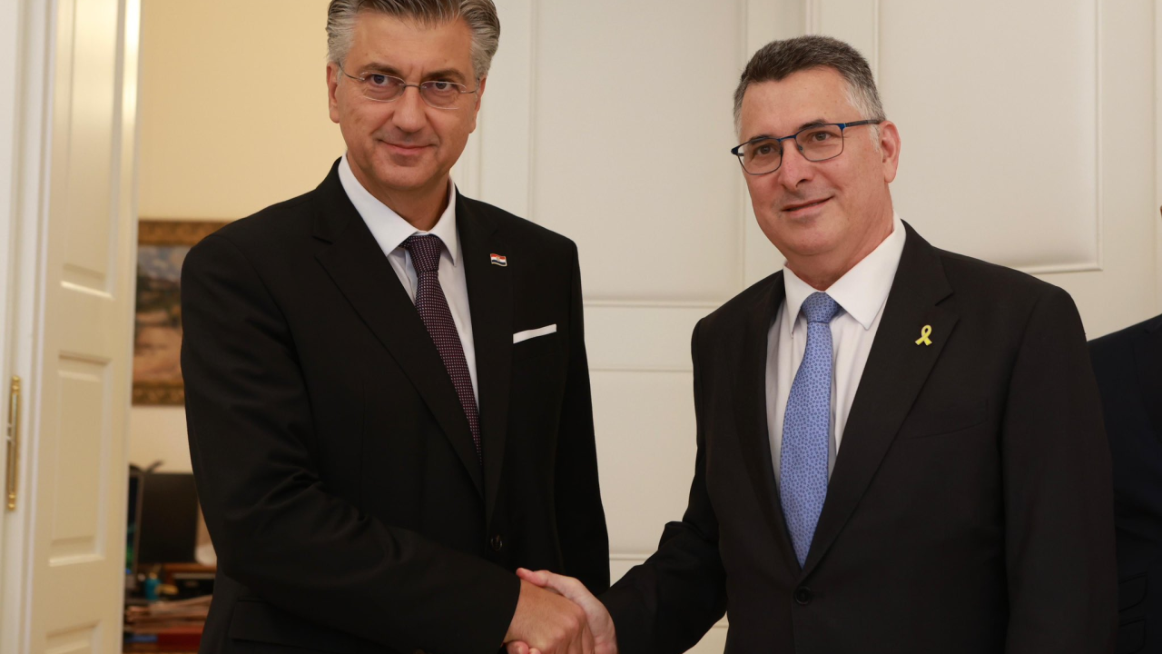 Izraelski ministar vanjskih poslova: 'Hvala puno, Hrvatska!'