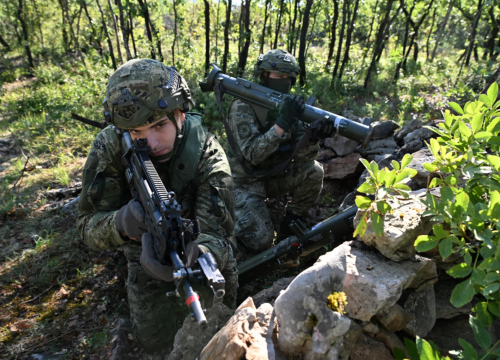 Fotografija 24 - Spektakularna vojna vježba kraj Knina: Pauci i Gromovi odmjerili snage
