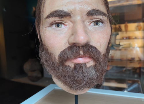 Fotografija 1 - U šibenskom muzeju otkrivena rekonstrukcija lica muškarca iz 9. stoljeća