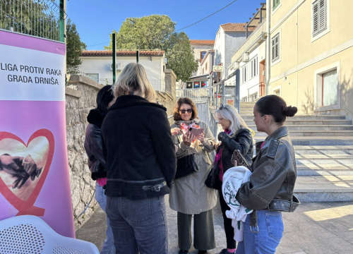 Fotografija 7 - Obilježen Dan ružičaste vrpce u Drnišu