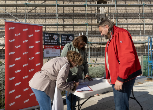 SDP-ovci u subotu u Šibeniku skupljali potpise, danas proglasili pobjedu