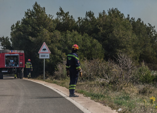 Gorjelo kod Ervenika, kod Kijeva se zapalio kontejner