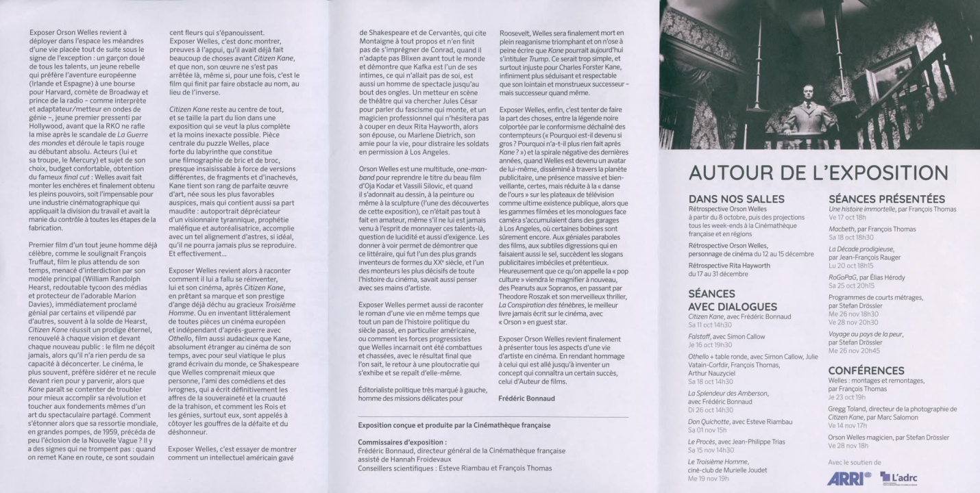 Hrvatski državni arhiv u Šibeniku sudjeluje u velikoj pariškoj izložbi o Orsonu Wellesu