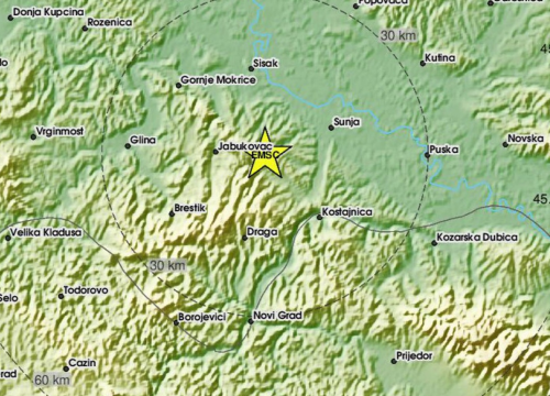 Potres na sisačkom području: 'Lijepo je zatreslo za dobro jutro'