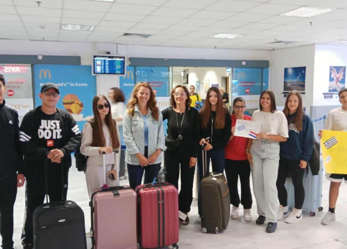 Fotografija 1 - Učenici OŠ Jurja Šižgorića posjetili Kretu u sklopu Erasmus+ projekta