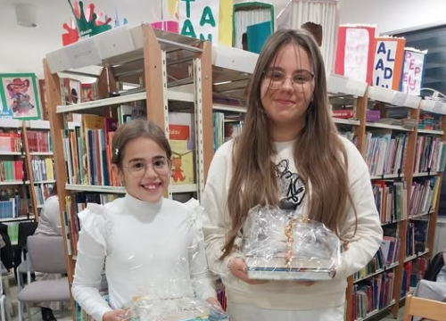 Kninjanke Katarina i Anđela pobjednice gradskog Natjecanja u čitanju naglas