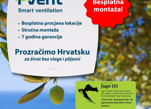 Fotografija 6 - FOTO Do 4 puta dnevno izmijenite kompletan zrak u svom prostoru – bez gubitka temperature, bez vlage, a za cijenu jedne kave godišnje i besplatnu montažu!