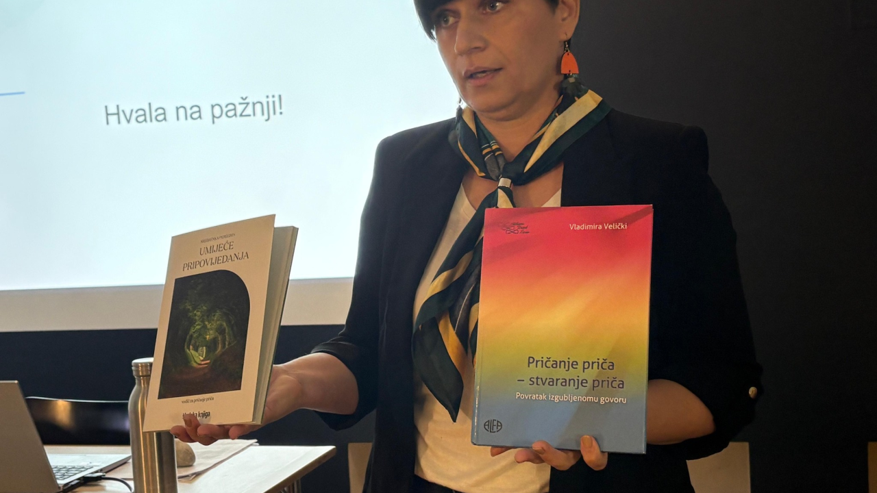 Održana edukacija Željane Bulat o primjeni pripovijedanja u knjižnicama