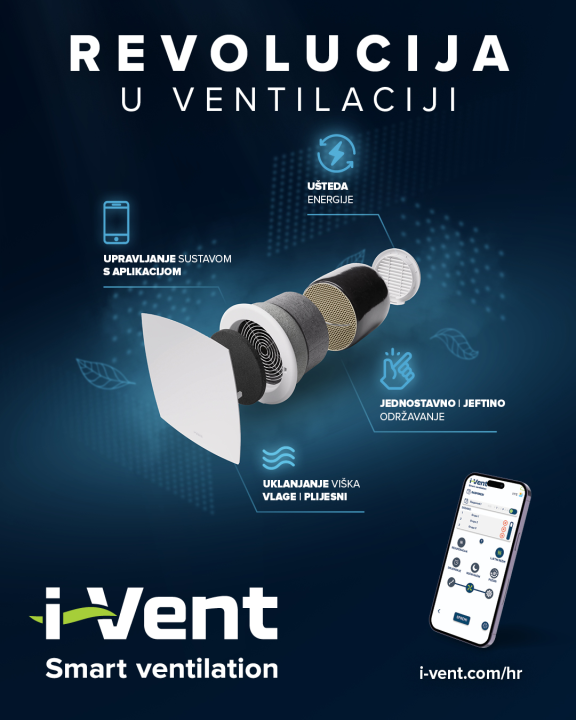 FOTO i-Vent rekuperacija donosi stalno svjež zrak, zatvorene prozore, maksimalnu uštedu, a sve to uz besplatnu montažu i 7 godina garancije!