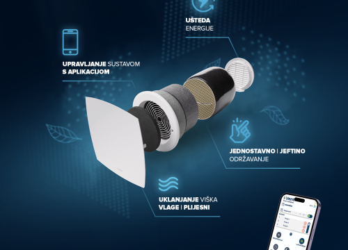 Fotografija 4 - FOTO i-Vent rekuperacija donosi stalno svjež zrak, zatvorene prozore, maksimalnu uštedu, a sve to uz besplatnu montažu i 7 godina garancije!